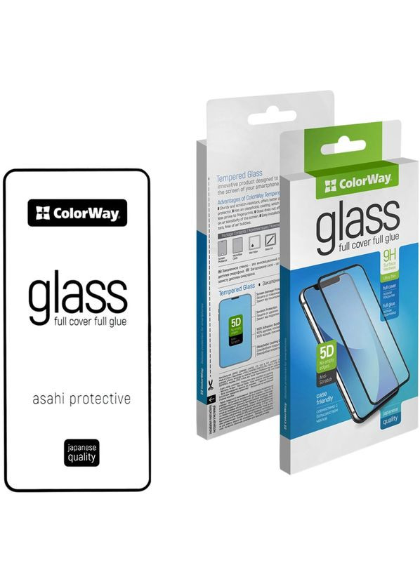 Захисне скло до Samsung Galaxy S25 Edge 9H FC Glue black (CW-GSFGSG937-BK) Colorway (363838369)