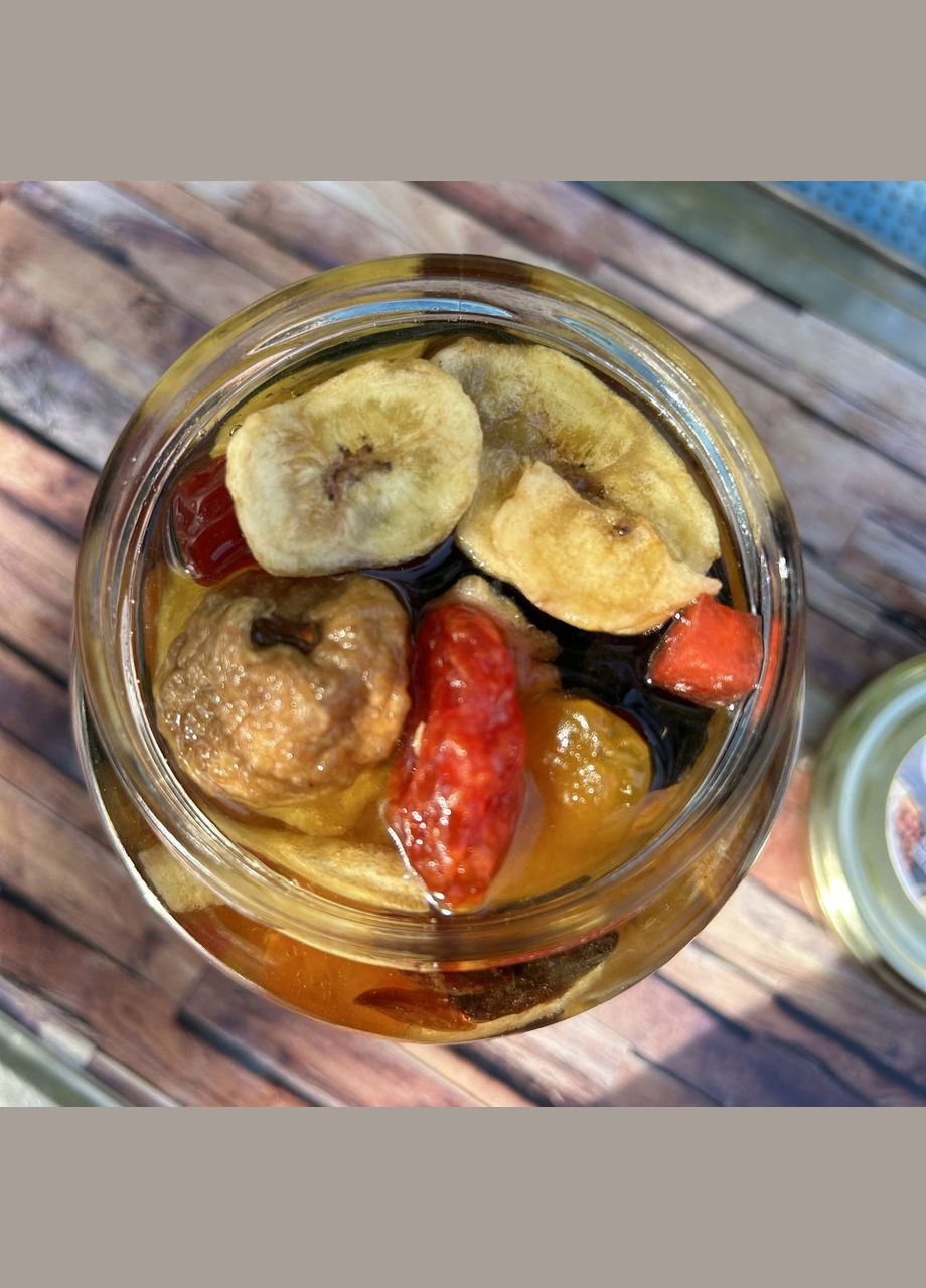 Мёд акации сухофрукты ассорти 720 мл (950грамм) МЕД ПОШТОЮ (322148881)