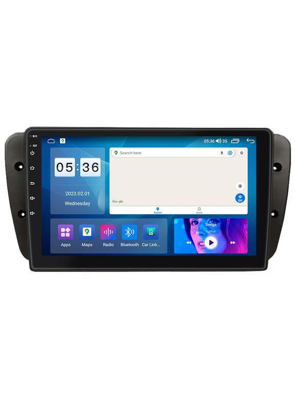 Штатная магнитола для SEAT Ibiza IV 2008-2012 экран 9" 2/32Gb CarPlay 4G Wi-Fi GPS Prime 5шт Lesko (336193697)