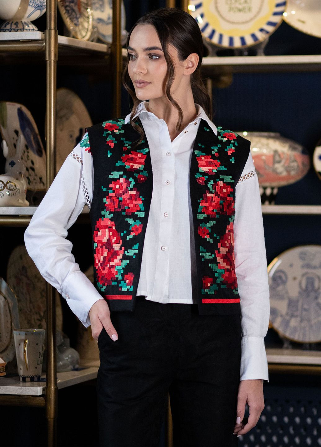 Вышитый жилет Едельвіка Жилет (318319743)