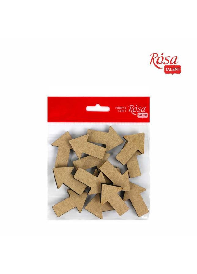 Міні-заготовка Стрілка 2 МДФ 4,7х3,3см 10шт Rosa Talent (362660723)