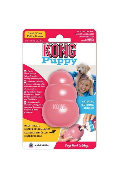 Игрушка для щенков Puppy S, 7,6 см (035585131313) KONG (355801394)