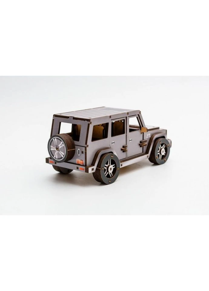 Дерев'яний 3D конструктор "Gelandewagen" Puz-26914, 109 деталей PuzzleOK (370977495)