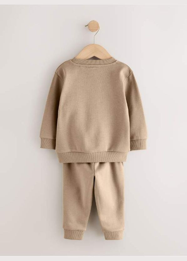 Комбінований демісезонний комплект на флісі stone/plain Next Trend 6962~01