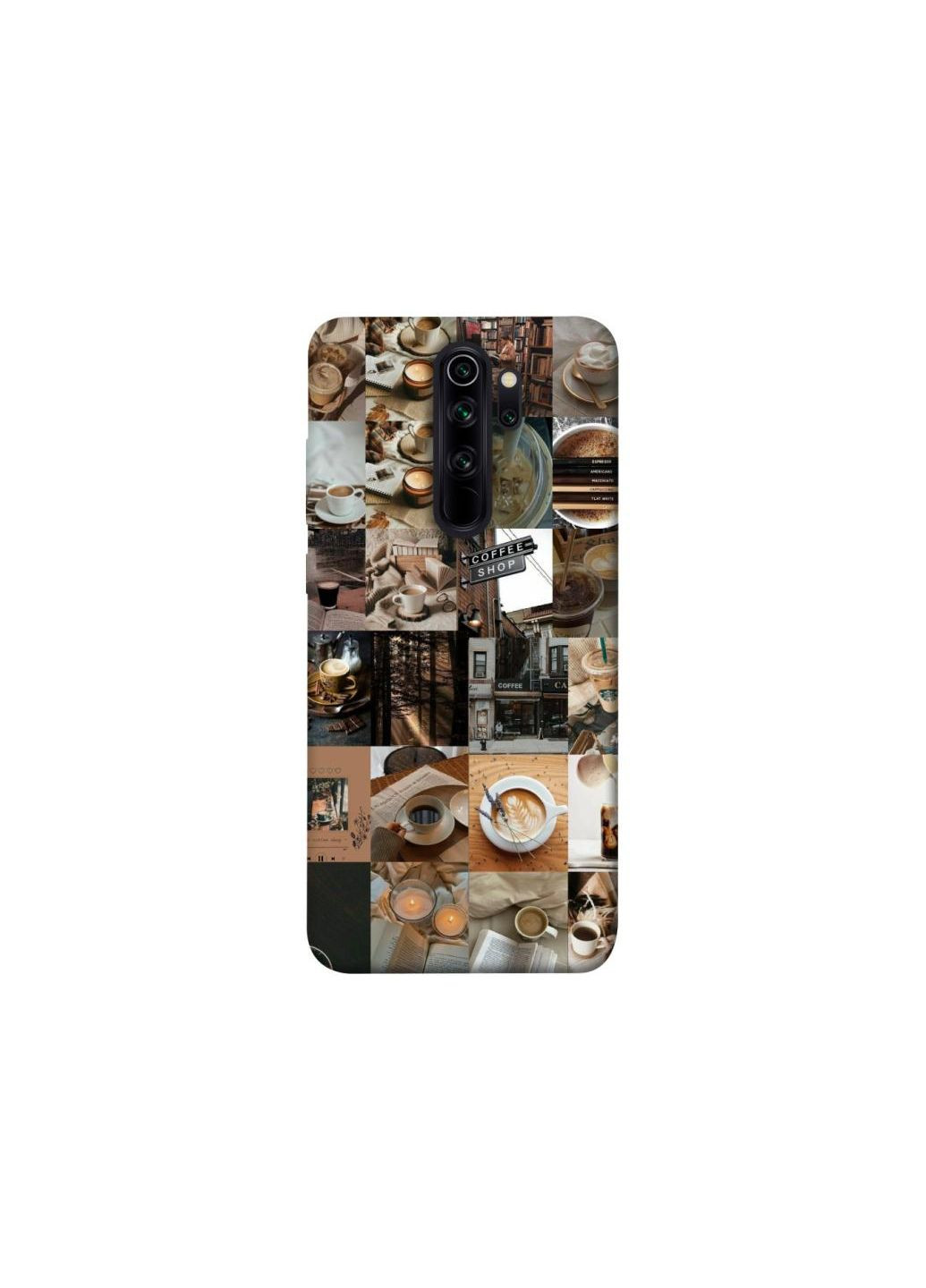 Чохол на Xiaomi Redmi Note 8 Pro Coffee collage ver.3 Frontalka (355327464)