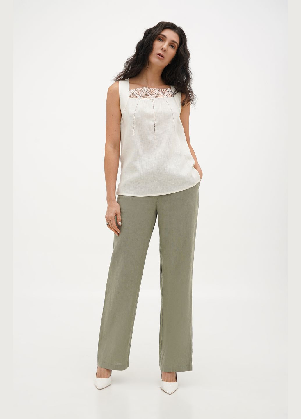 Штани Сіті хакі, р., код 8281/42/1122 ГАЛЕРЕЯ ЛЬОНУ (366237289)