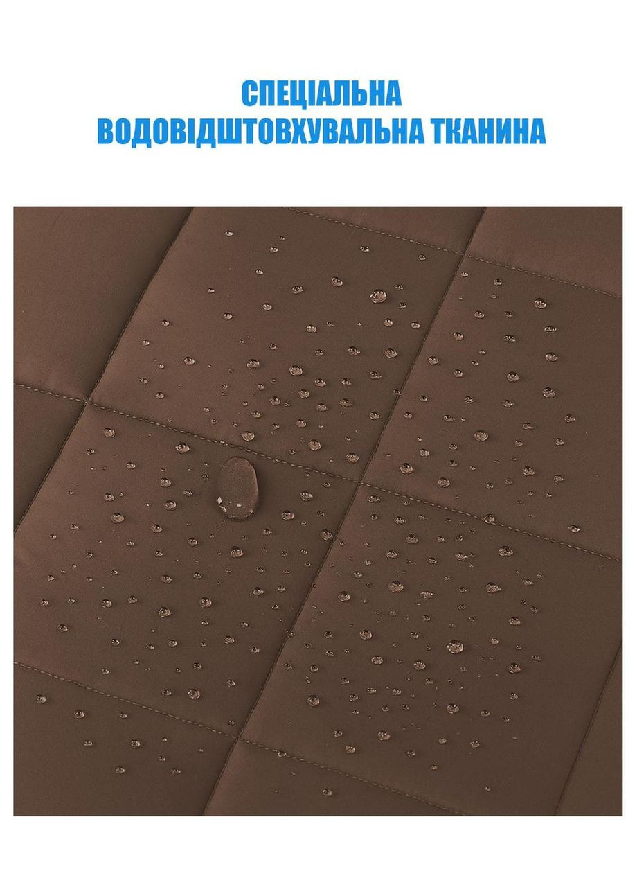 Штора від холоду (на липучках) Коричнева - H 100*120 см No Brand (368294796)