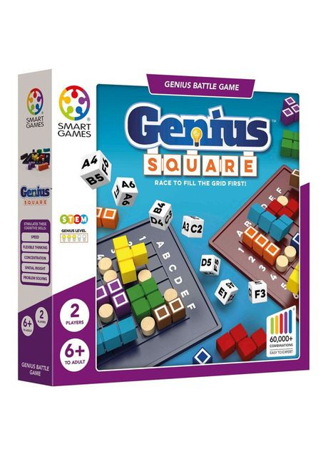 Настольная игра Genius Тактика в квадрате (SGHP 001) Smart Games (367058275)