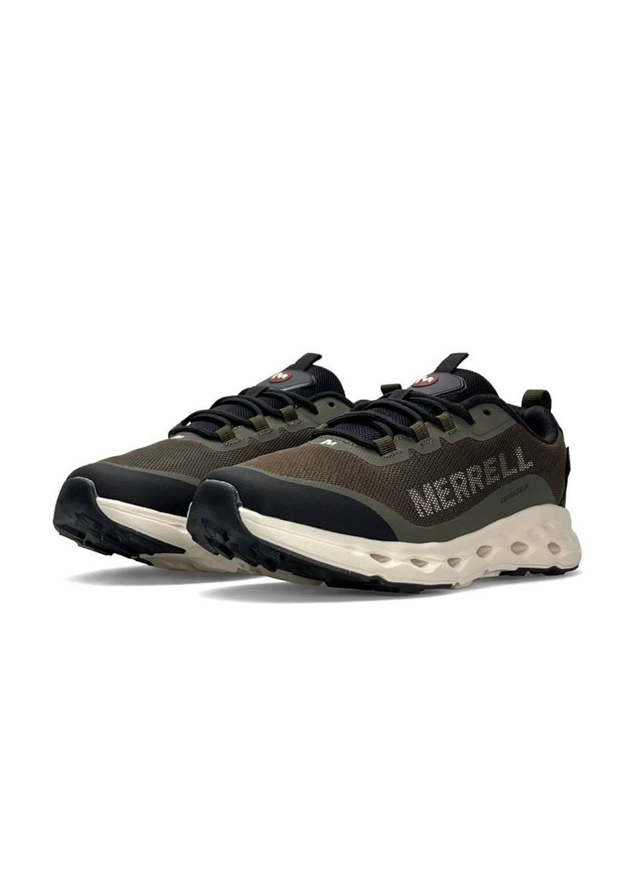 Оливковые (хаки) демисезонные кроссовки мужские merrell No Brand Drainmaker XTR Khaki Black
