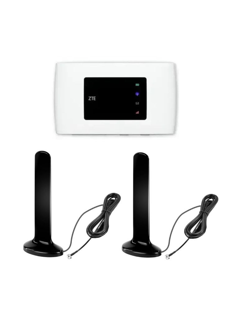 4G комплект для интернета в авто с роутером MF920U и 2 антеннами ZTE (336518647)