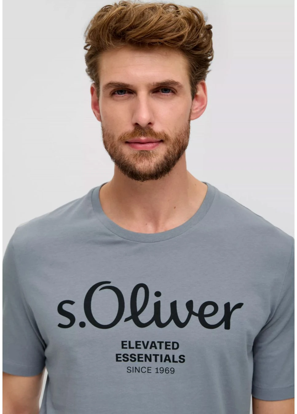 Комбінована футболка t-shirt à logo imprimé 2139909.95d1 сірий 2139909.95d1 S.Oliver
