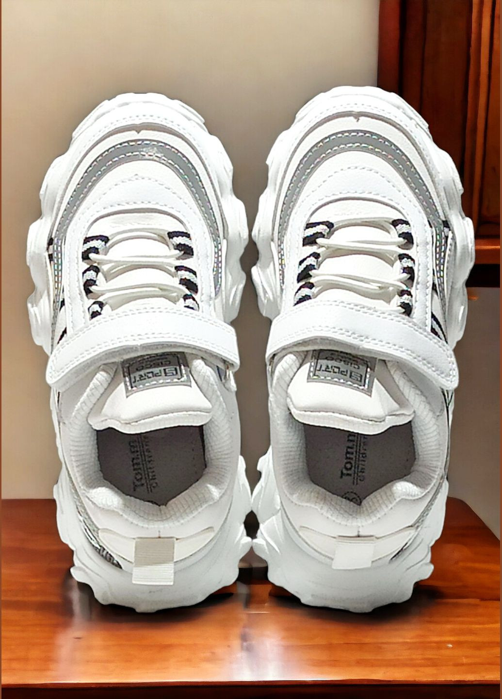 Білі осінні дитячі кросівки для дівчинки том м 7844f Tom.M