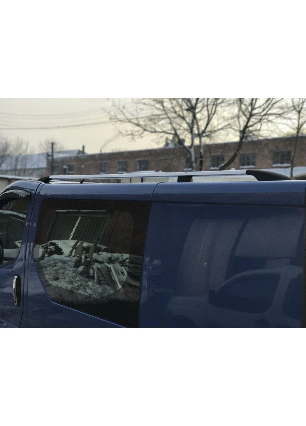 Рейлинги Хром (пластиковые ножки) Короткая, Пластиковые Ножки для Opel Vivaro 2001-2015 гг Digital Designs (391764096)