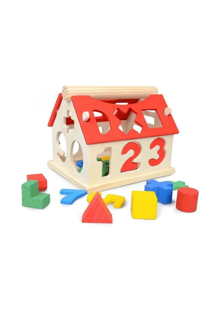 Дерев"яний сортер "Будиночок" XY-8207 р.14*11*11,5см YG Toys (389895886)