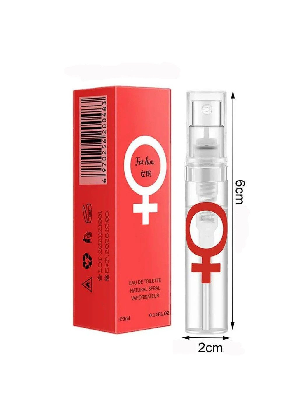 Парфюмерия с феромонами для мужчин For Him 3 ml We Love (319846851)