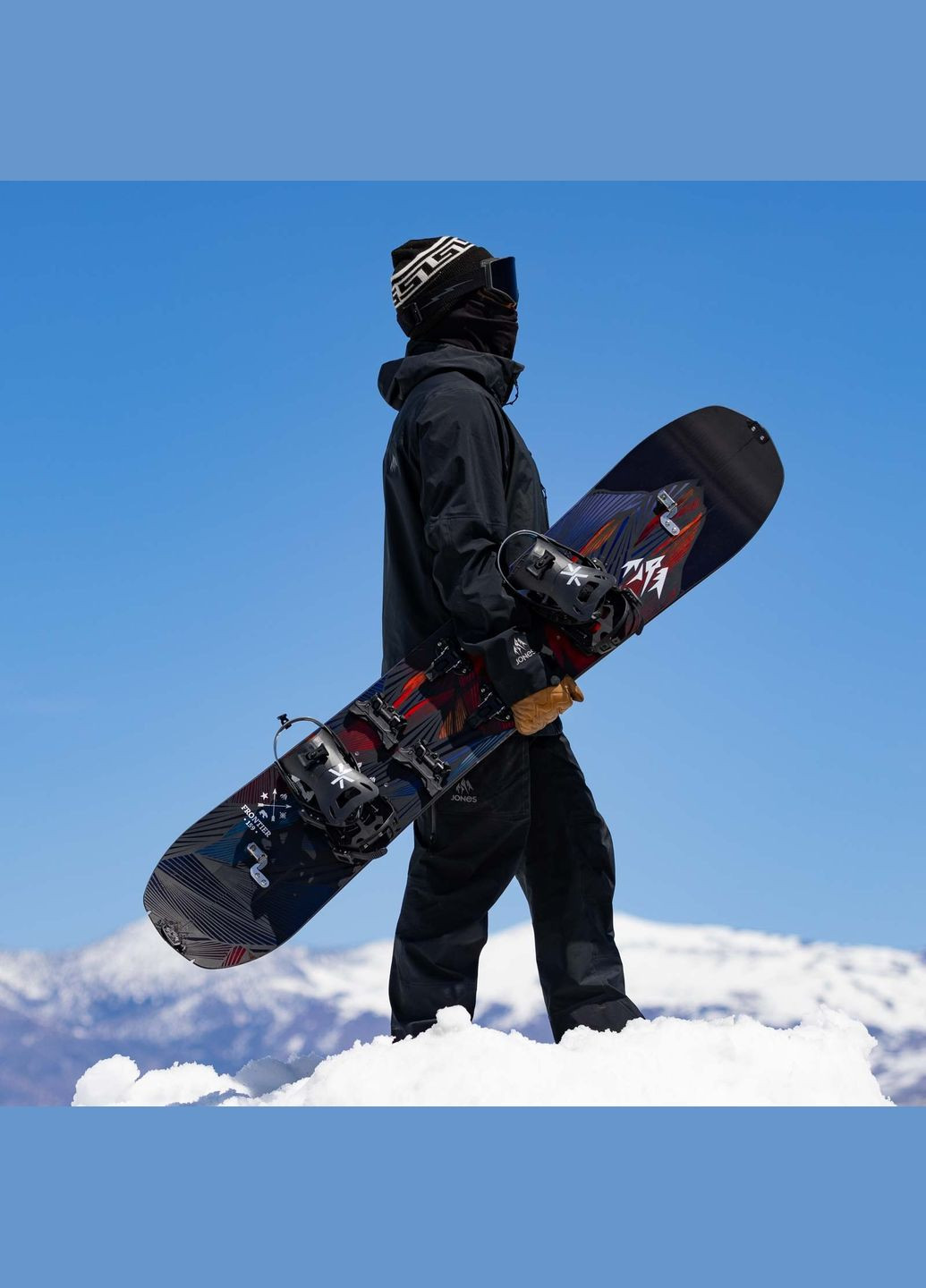 Сплитборд Jones Frontier Splitboard 23/24 Черный-Синий Jones Snowboards (278272595)