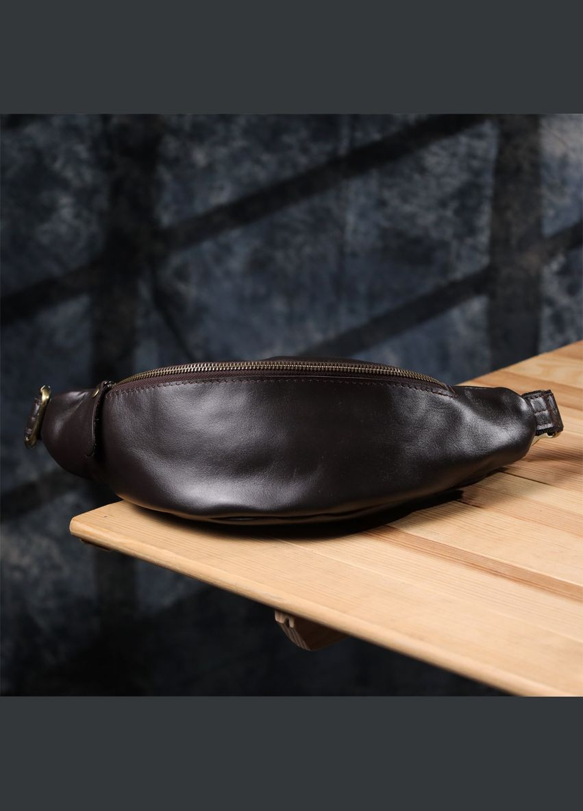 Сумка бананка отменного качества из гладкой натуральной кожи 23144 Shvigel (332983812)