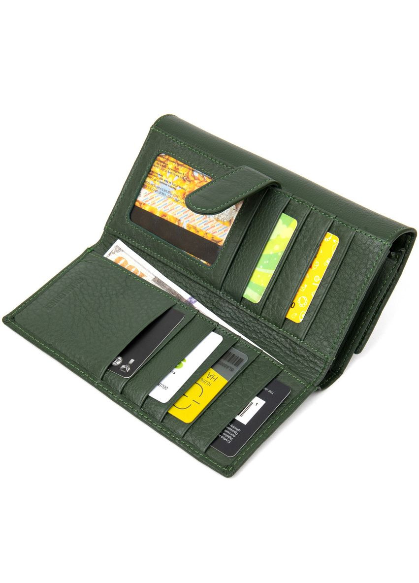 Оригинальный женский кошелек 19389 Зеленый st leather (336330687)