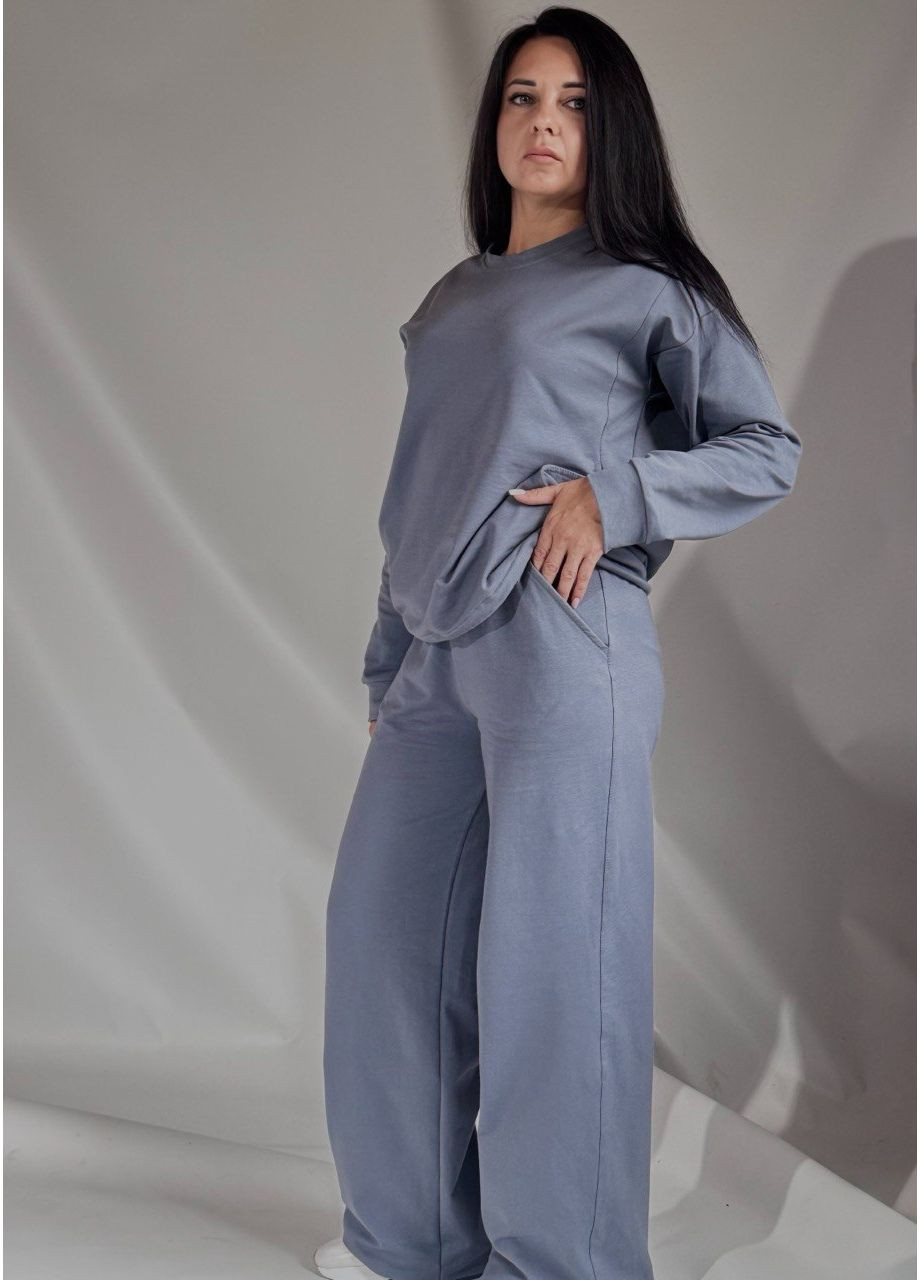 Костюм палаццо из ткани Пинье премиум качества в Шоколадном цвете. No Brand (361443715)