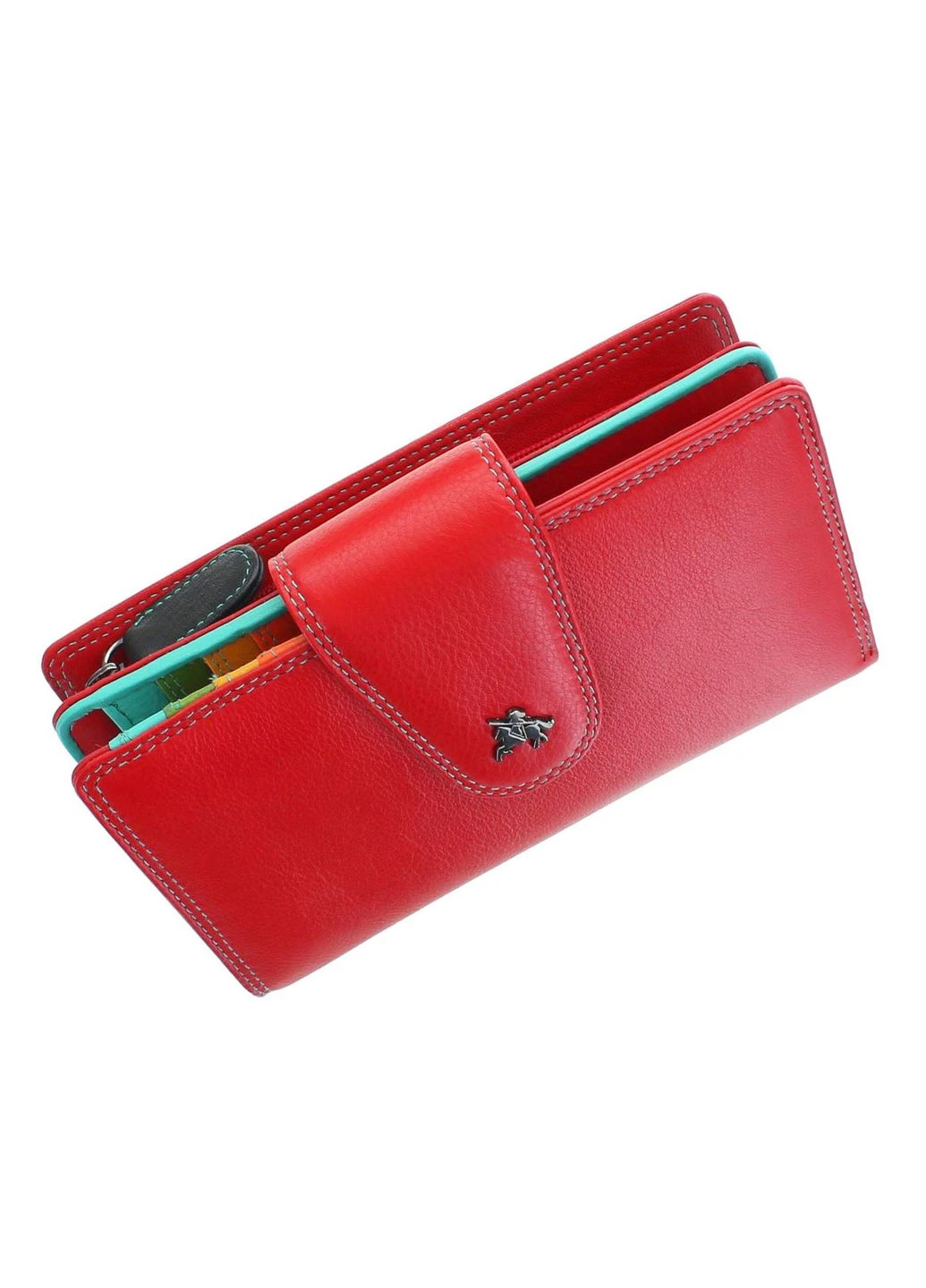Женский кожаный кошелек SP31 Poppy (Red Multi Spectrum) Visconti (393221389)