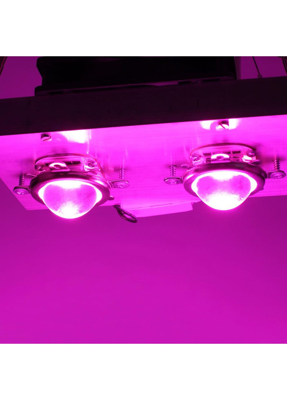 Фітолампа 100 Вт із лінзою для росту рослин, мультиспектр 400-840nm No Brand (368704497)