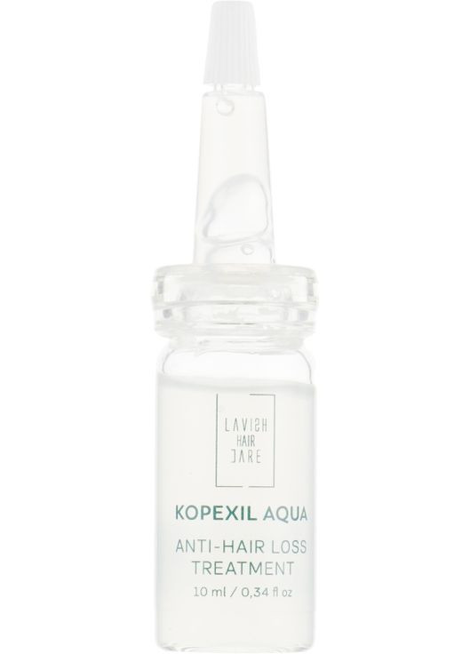 Догляд проти випадіння волосся в ампулах для чоловіків Kopexil Aqua Anti-Hair Loss Treatmen 10x10ml (606585-37689) Lavish Care (368617643)