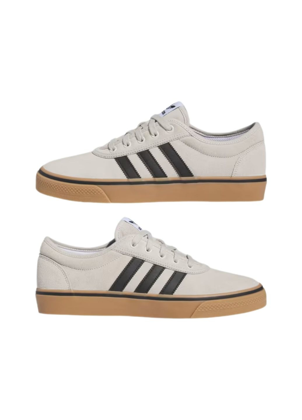Коричневі всесезон кросівки adiease shoes beige adidas