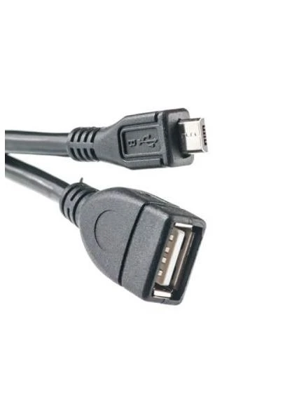 Дата кабель (KD00AS1233) PowerPlant OTG USB 2.0 AF to Micro 5P 0.5m (388713010)