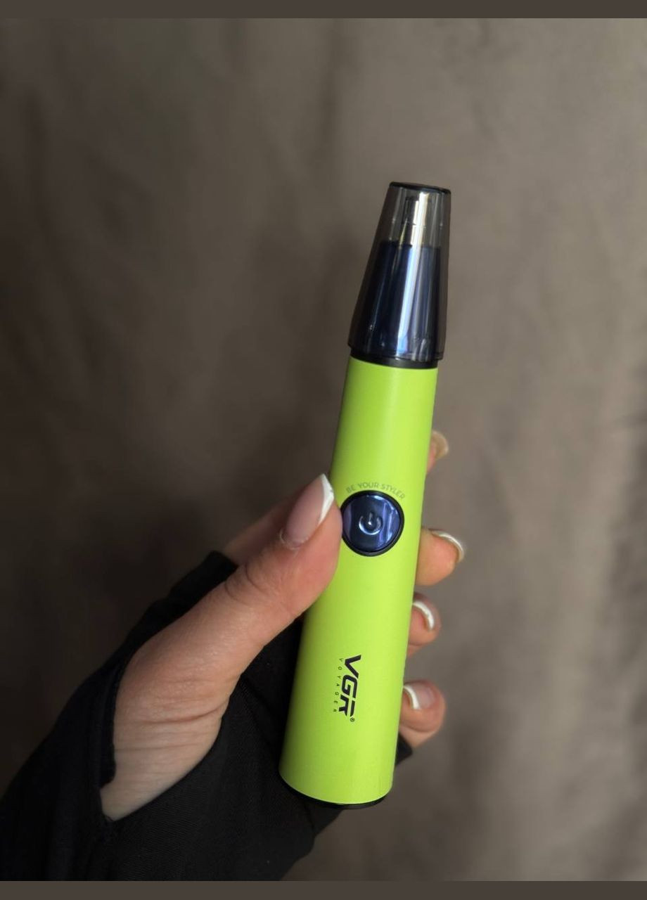 Тример для носа вух V-627 безпровідний Салатовий VGR (331613552)