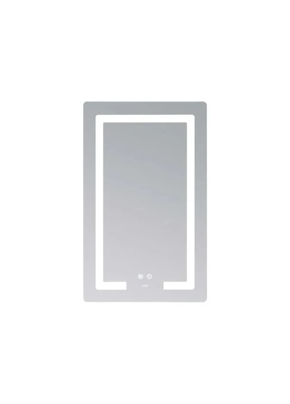 Зеркало Kubis LED-подсветка Touch антизапотевание 500х800 мм Алюминий/Пластик LIDZ KU2 (393461516)