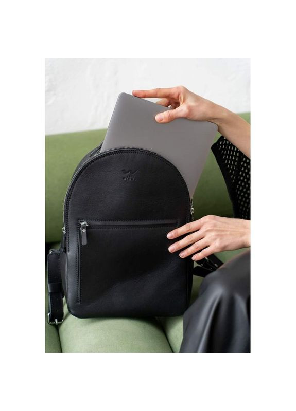 Рюкзак женский кожаный Groove M Черный The Wings (301871736)