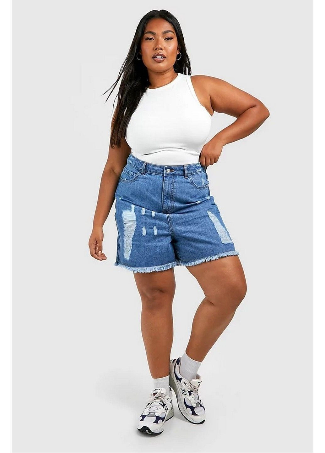 Шорты джинсовые Boohoo (351599252)