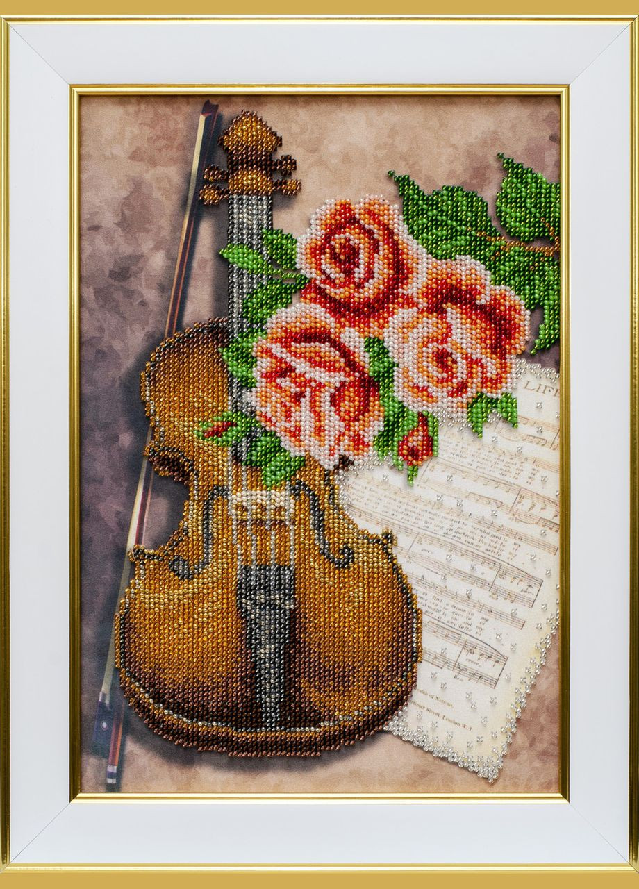 Набір для вишивки бісером "Мелодія кохання", 21x30 см No Brand (340484153)