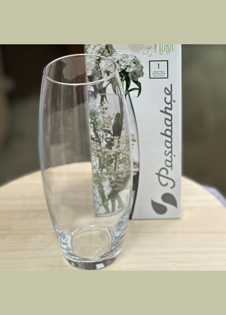 Ваза скляна Flora 260 мм (43966) Pasabahce (334006122)
