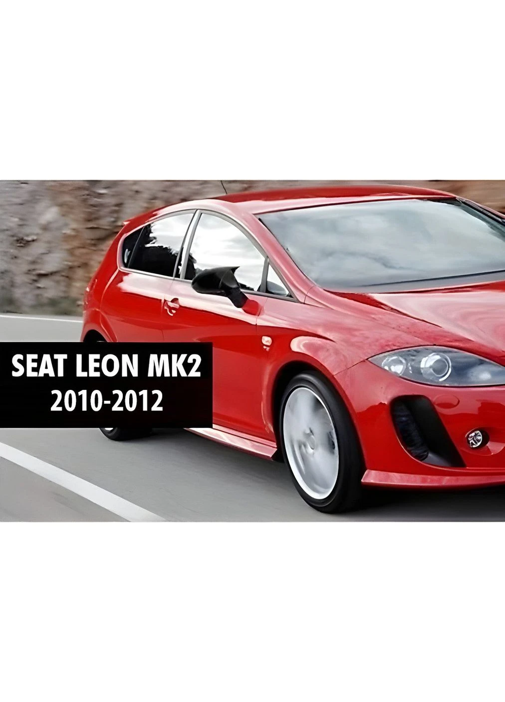 Накладки на дзеркала BMW-style (2010-2012, 2 шт) для Seat рр Leon (392189996)