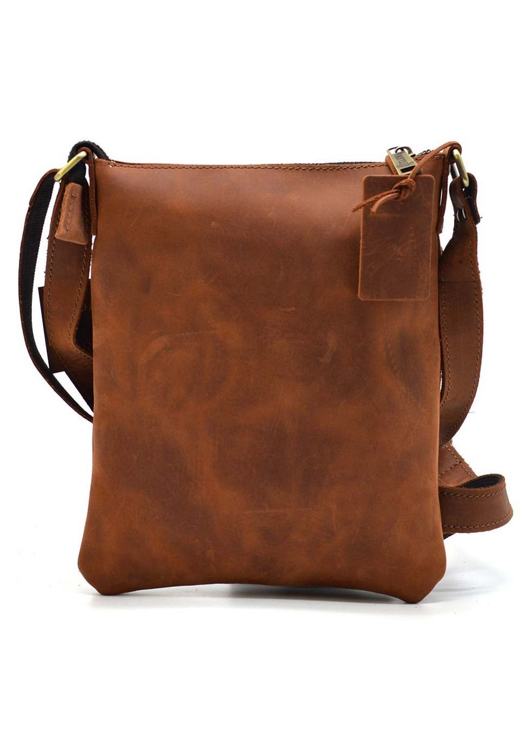 Чоловіча шкіряна сумка через плече 24х30х4 см TARWA (315870959)