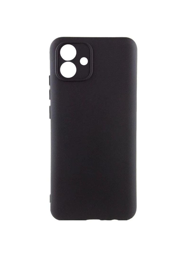 Чёрный силиконовый чехол с защитой камеры для Samsung Galaxy A04 Epik (278642773)