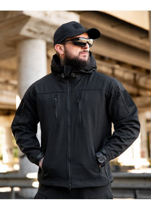 Армейская мужская демисезонная куртка черная Freedom (362416890)