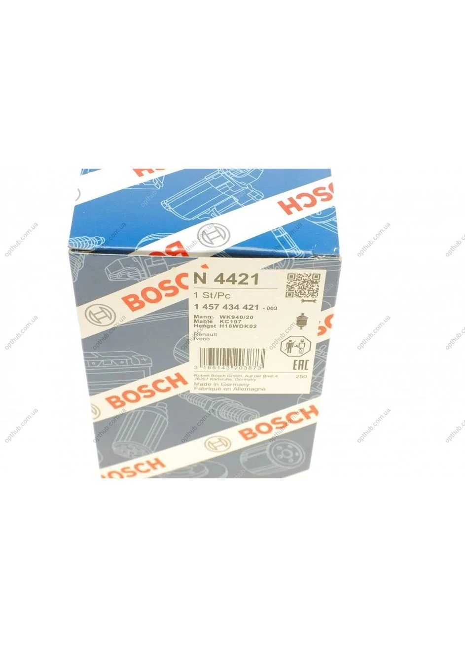 Фільтр топл. дизель RENAULT MAGNUM (вир-во ) 1 457 434 421 Bosch (366126464)
