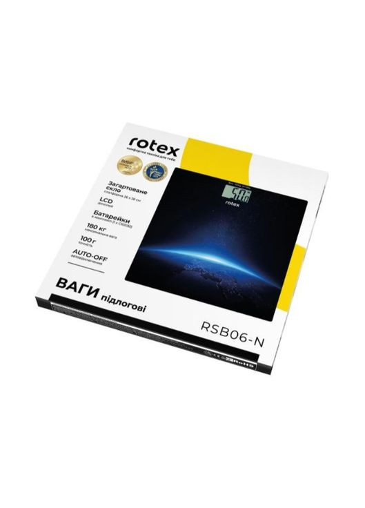 Ваги для підлоги RSB06-N 180 кг сині Rotex (361399555)