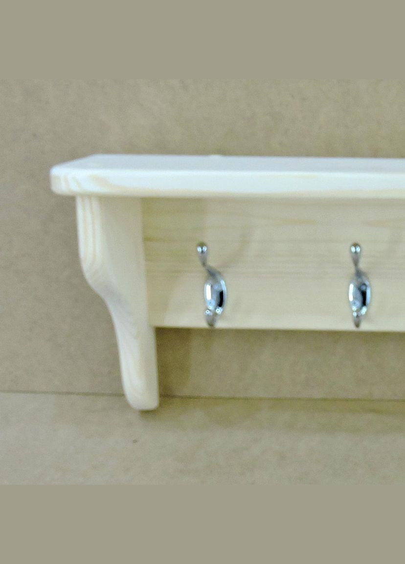 Вішалка для одягу з дерева Галіфакс 4 бланже (ВДО-400701) No Brand (327850312)