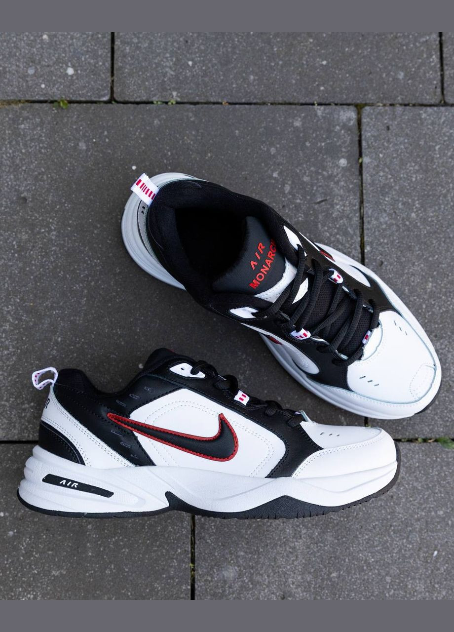 Черно-белые демисезонные мужские кроссовки No Brand