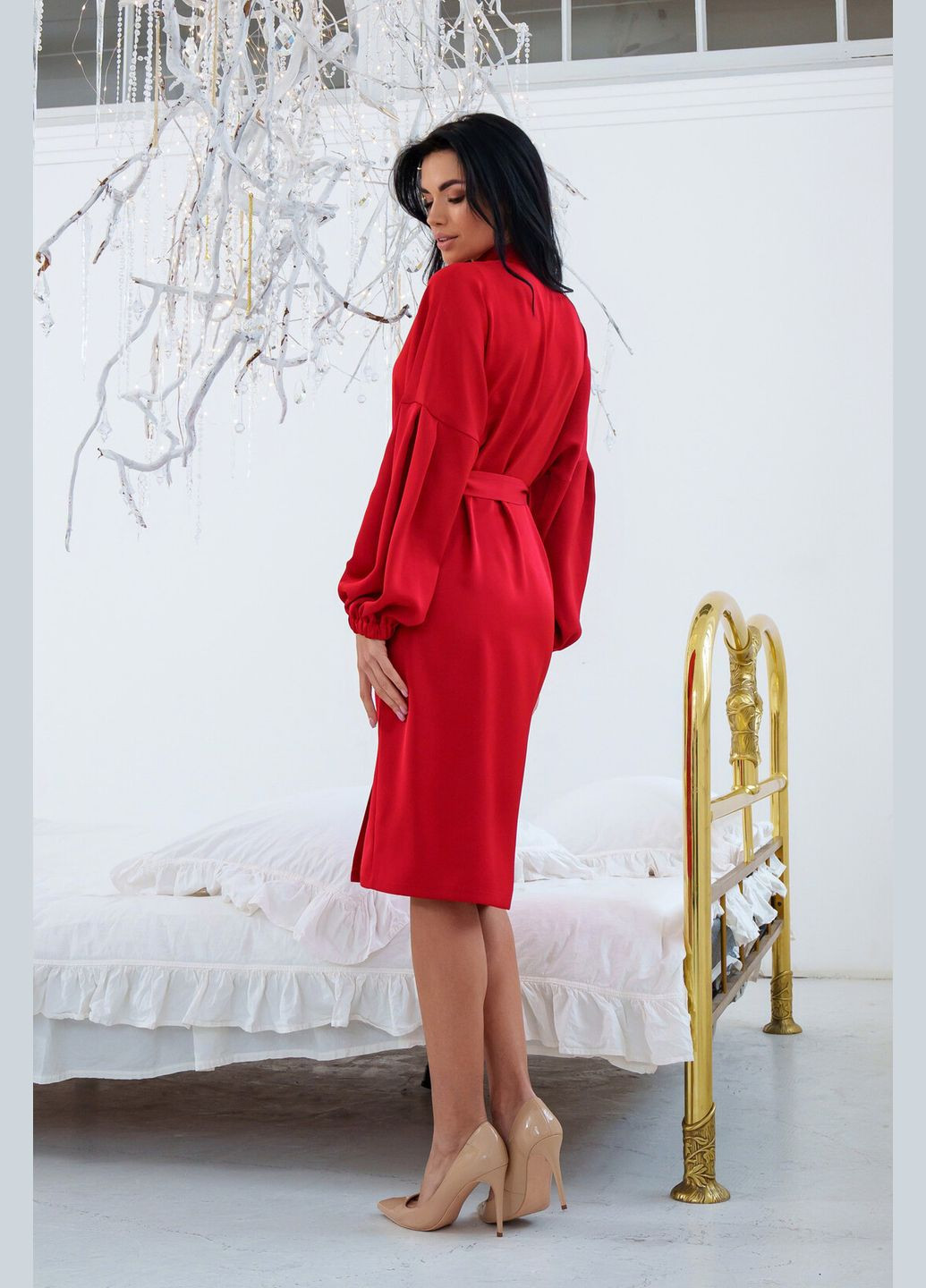 Красное деловое, кэжуал, праздничный платье ри мары тиана су 1923 RiMari