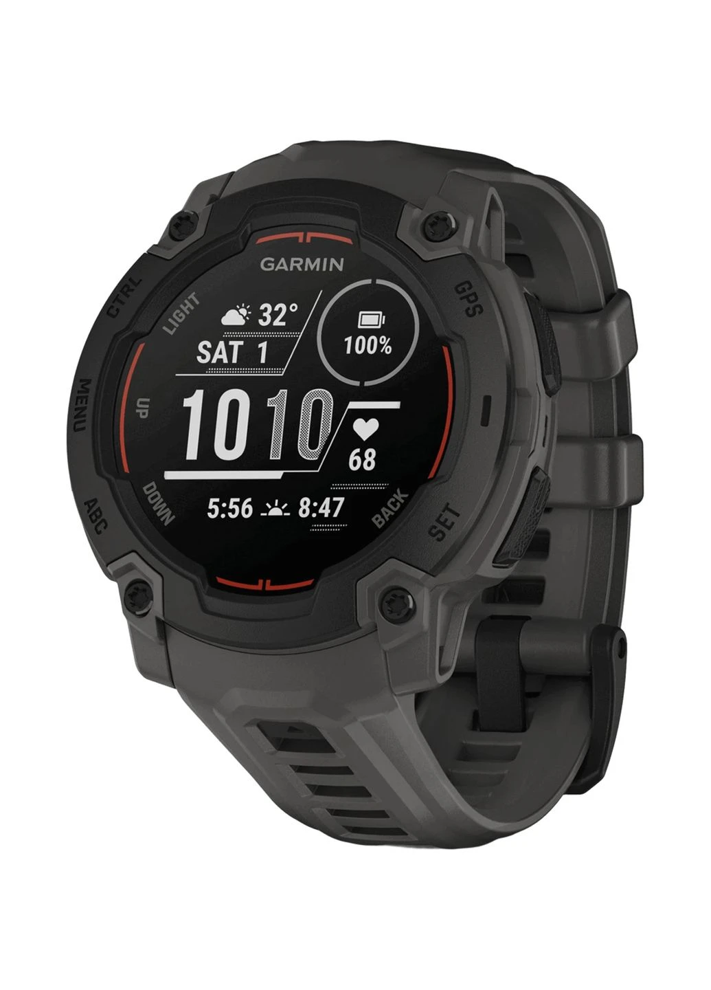 Смарт-часы Instinct E 45mm Black with Charcoal Band (010-02933-00) [125567] Garmin (400903553)