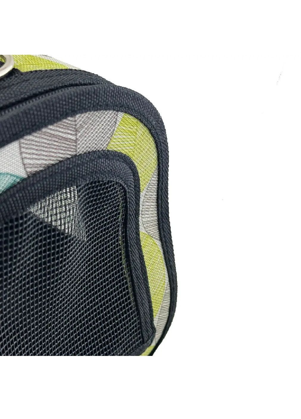 Сумка переноска складная конструкция для животных грызунов птиц с вентиляцией ремнем размер S 30x18x19 см (477351-Prob) Зеленая Unbranded (296619456)