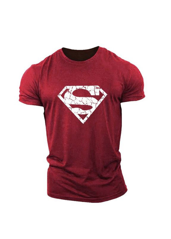 Бордовая мужская футболка Sport Line