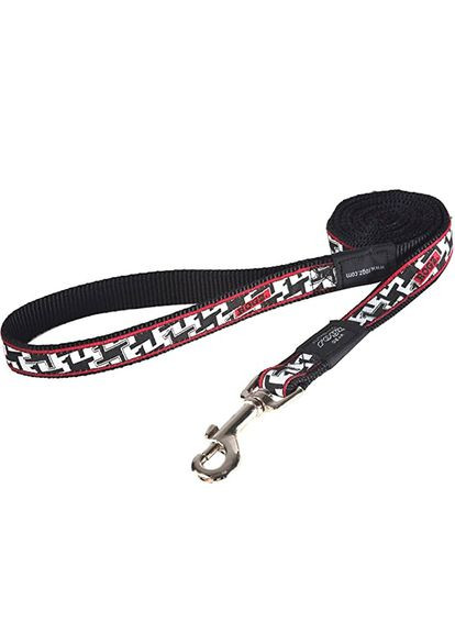 Поводок для собак Fancy Dress L 1,4 м принт черно-белый (649510019319) ROGZ (332880007)
