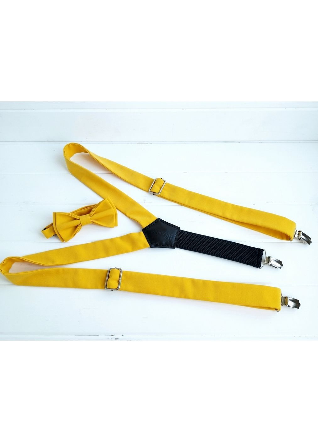 Подтяжки желтые с бабочкой Major Style (357206602)