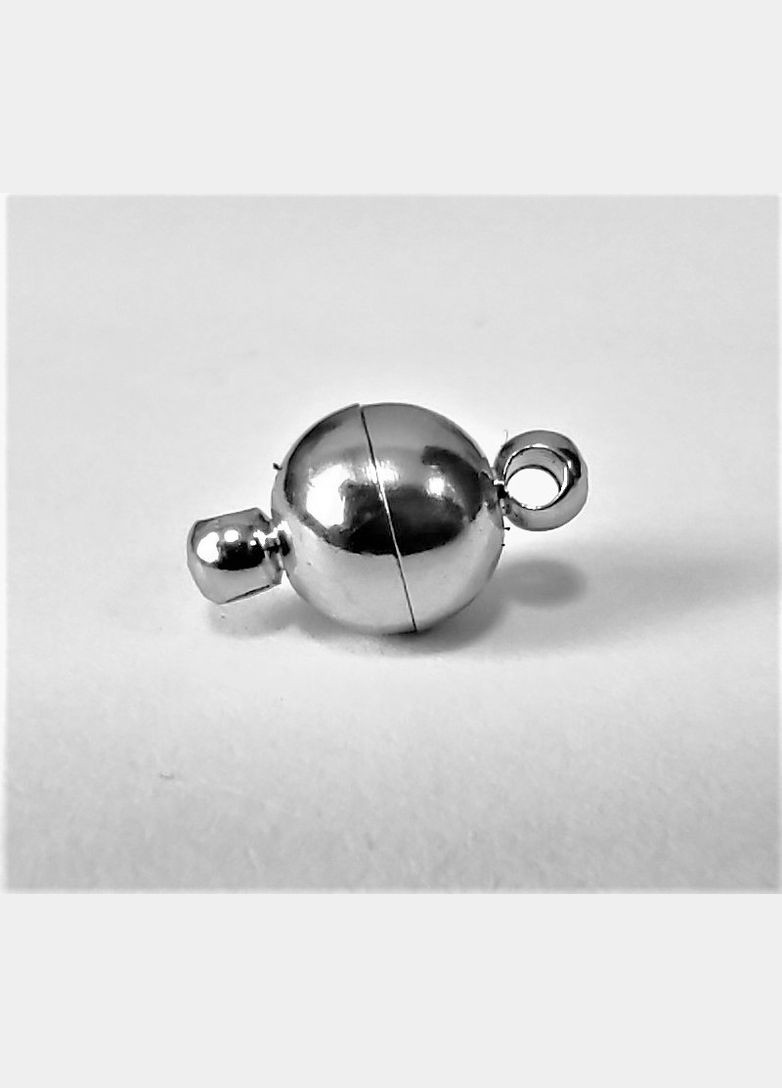 Застібка Замочек шар неодимовий магніт Сталистий 14 мм x 8 мм Finding (316251144)