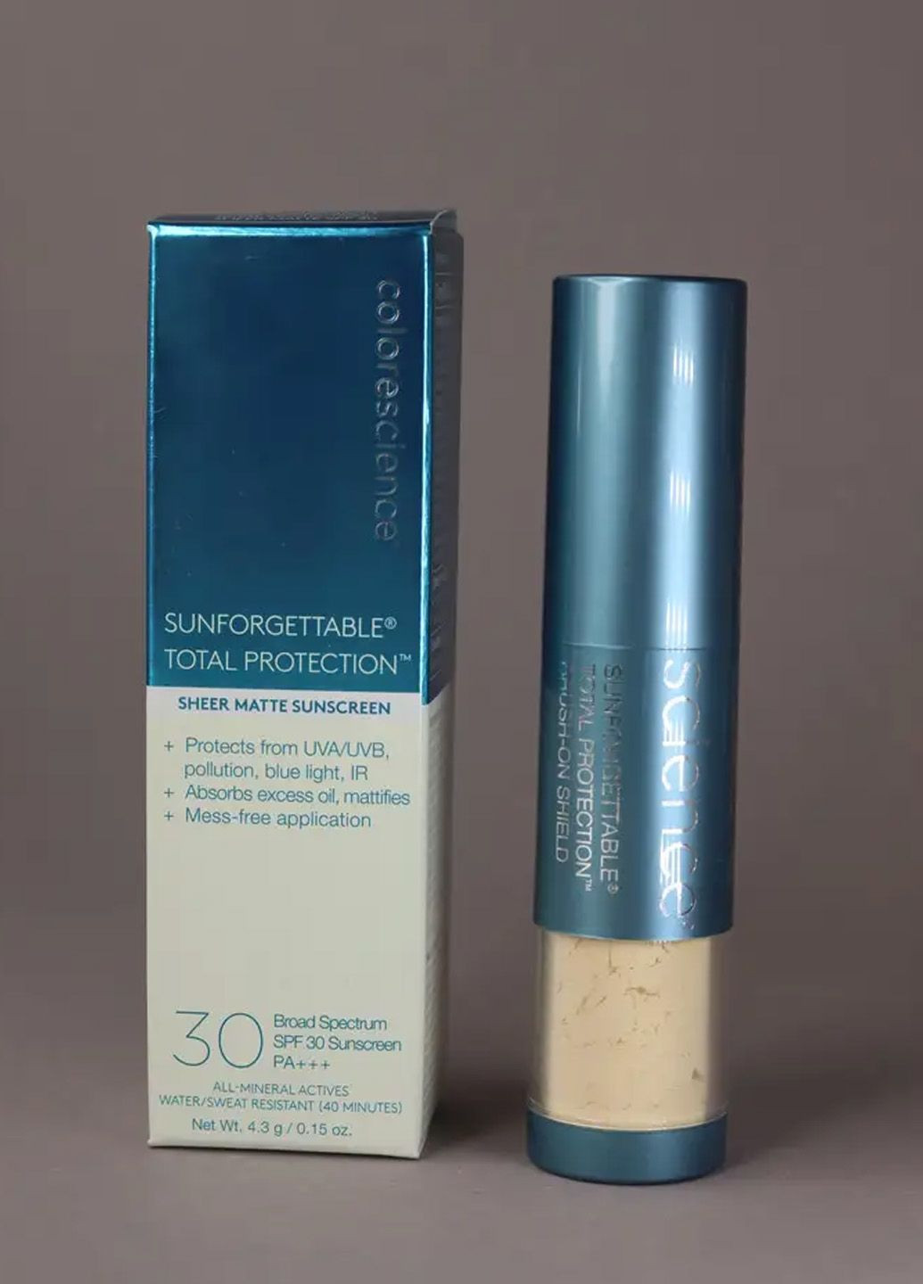 Матирующая пудра с SPF кистью защита от солнца COLORESCIENCE TOTAL PROTECTION SPF30 No Brand (349748081)